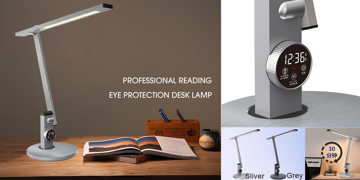 BI-1167P // Soft eye-protective Writing LED table lamp, no eye damage during long-term writing
