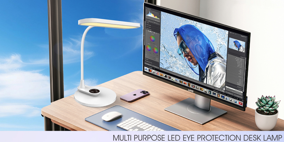 BI-1152 // Energy-saving eye-protective Reading LED table lamp, an ideal choice for home reading
