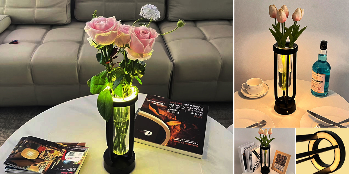 AD2807 // Detachable-component Unique LED table lamp, unique way of flexible combination