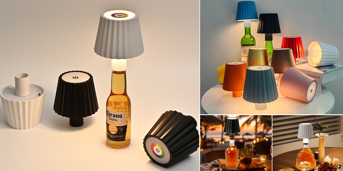 AD1808-2 // Thin and compact Portable LED table lamp, no space occupation in the backpack