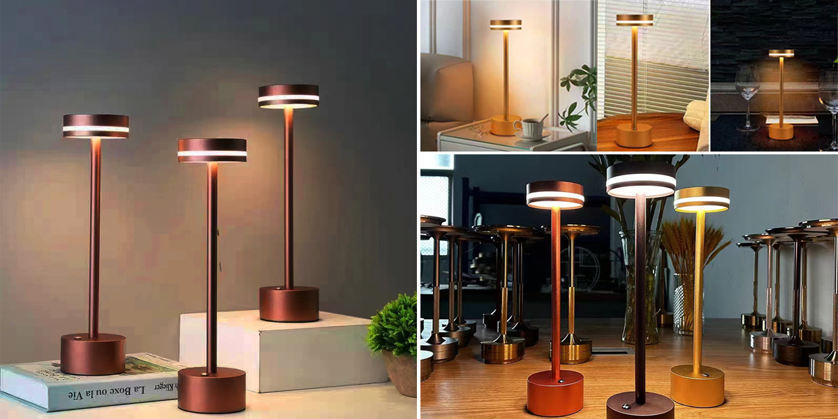 AD1807 // Minimalist-style Unique LED table lamp, hiding unique texture in simplicity