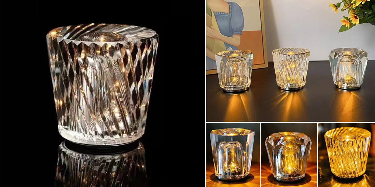 AD1805-C // Creative light-shadow Unique LED table lamp, creating an atmospheric home