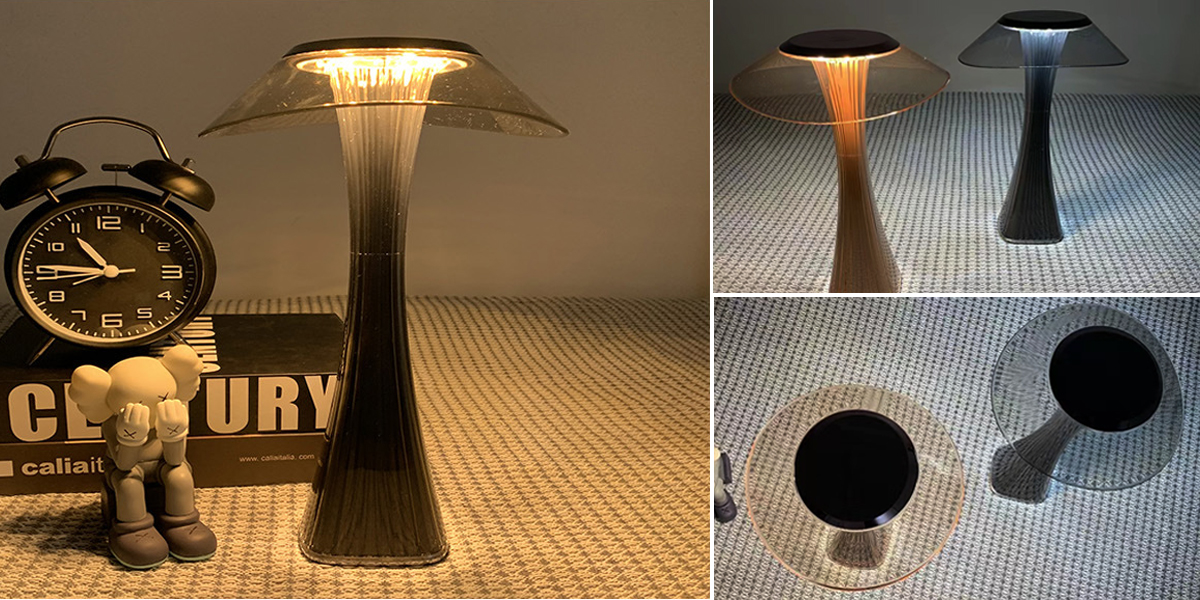 AD2801 // Portable Rechargeable LED table lamp, no more frequent battery replacement