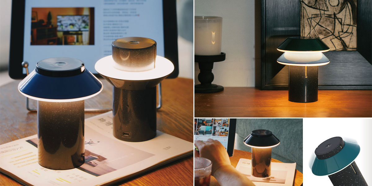 P3034TA // Morph Light – Modular DIY Lighting System with Interchangeable Slide-In Light Modules, Touch Control, High-Quality Soft LED, 1800mAh Battery &amp; Type-C Charging