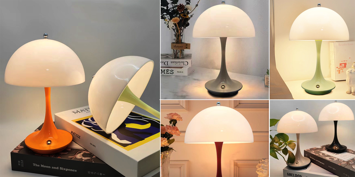 AD1823 // Emergency Battery-Life Portable LED Table Lamp: Ambience Lighting for Restaurants, hotels, residences