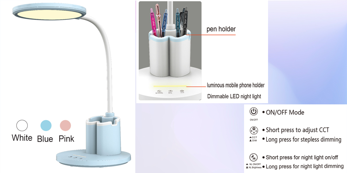 BI-1515A // Multi-scenario applicable Reading Business LED table lamp, usable for business office and travel reading