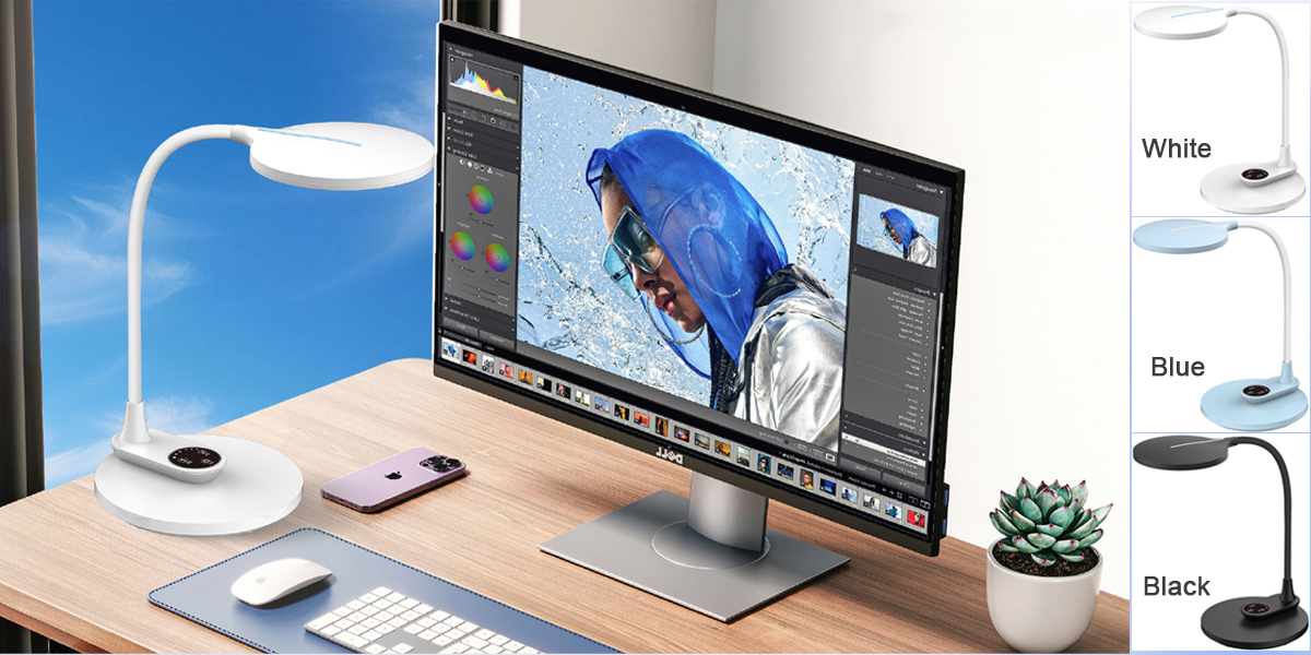 BI-1153 // High color rendering index Reading LED table lamp, restoring the real color of books