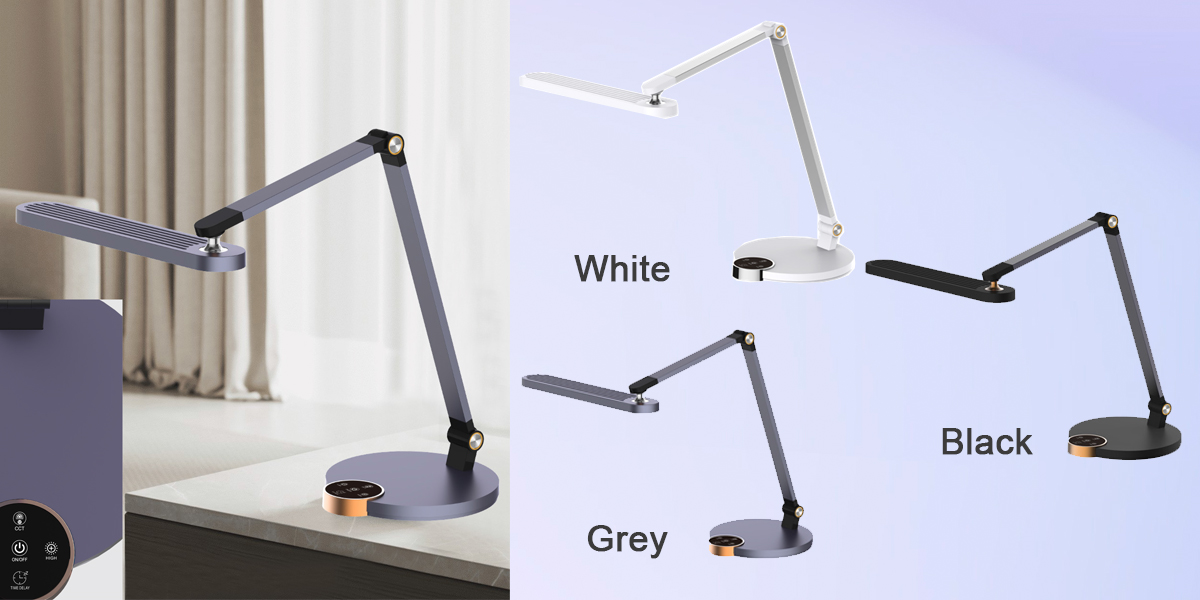 BI-1131 // Touch-dimming Reading LED table lamp, more convenient operation during reading