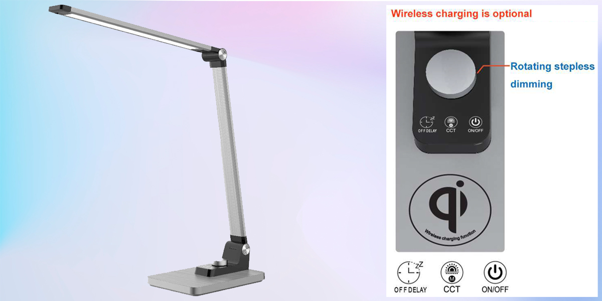 BI-1268C // Minimalist and fashionable Writing LED table lamp, adding delicacy to the desk