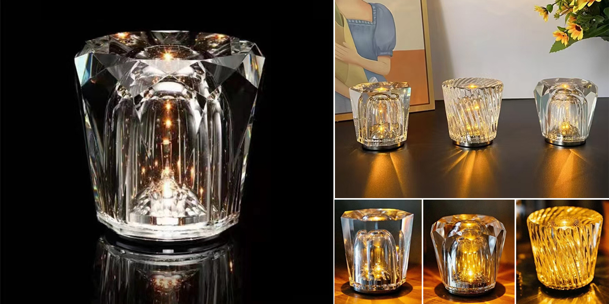 AD1805-B // Artistically shaped Unique LED table lamp, illuminating the unique beauty of the space