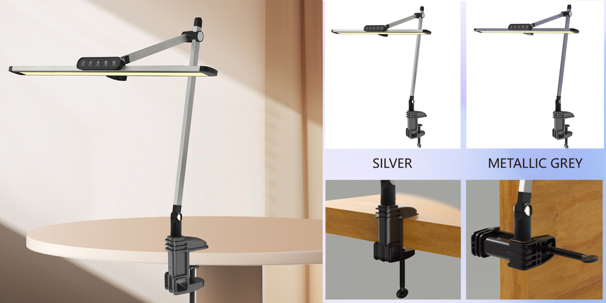 BI-1821D // Business minimalist-style Writing Business LED desk lamp, adapting to the office desktop